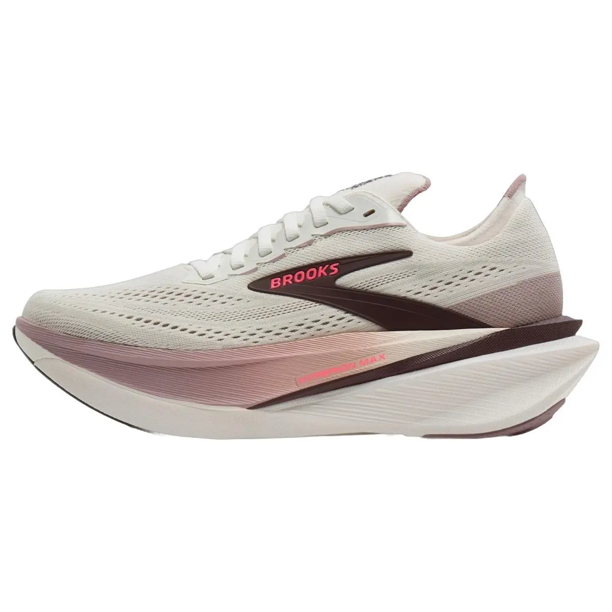 Brooks shoes - Brooks Hyperion Max 4 - Hyperion Max - 1204871B293 - Coconut/Raisin/Pink 6