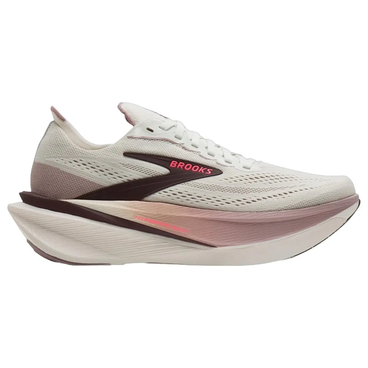 Brooks shoes - Brooks Hyperion Max 4 - Hyperion Max - 1204871B293 - Coconut/Raisin/Pink 8