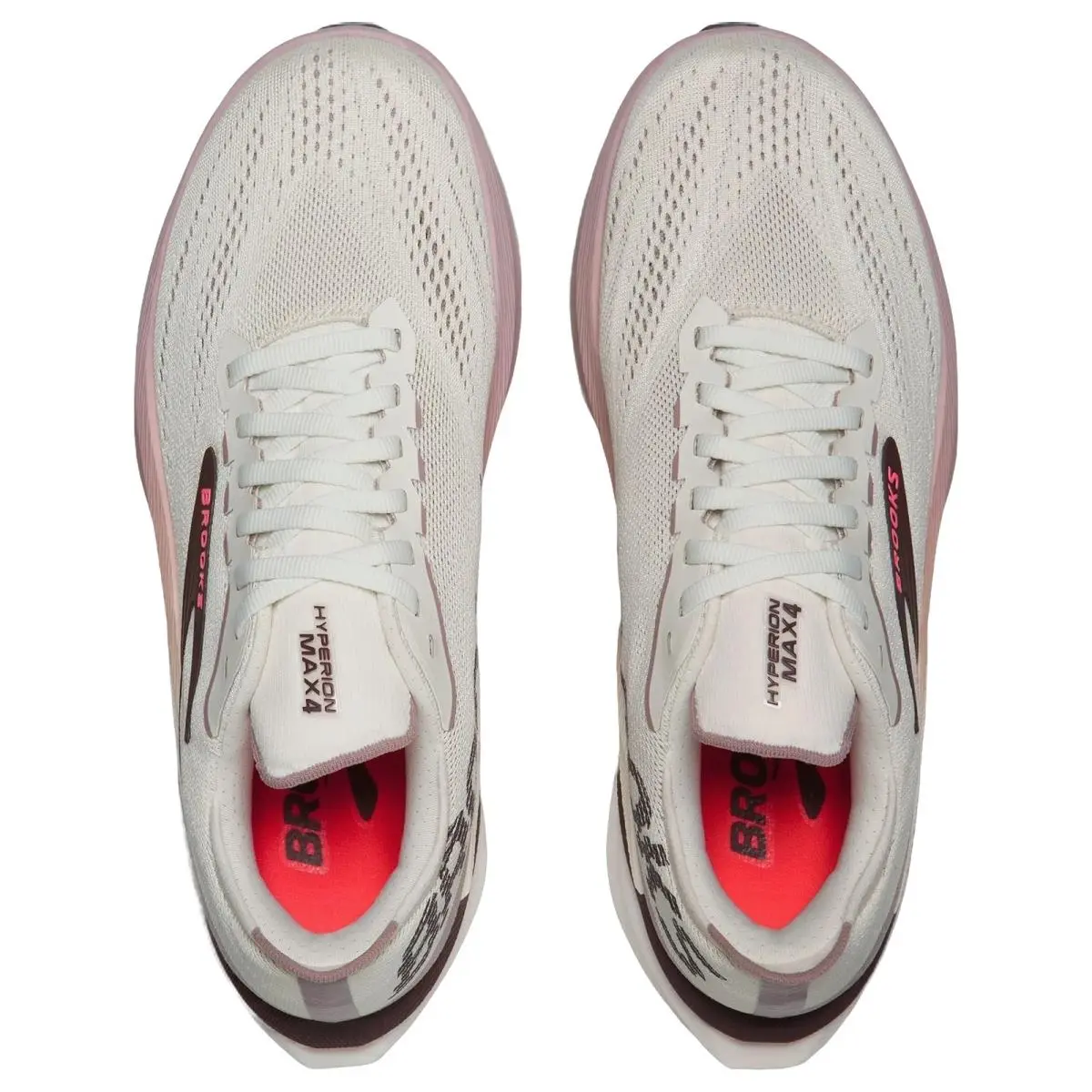 Brooks shoes - Brooks Hyperion Max 4 - Hyperion Max - 1204871B293 - Coconut/Raisin/Pink 9
