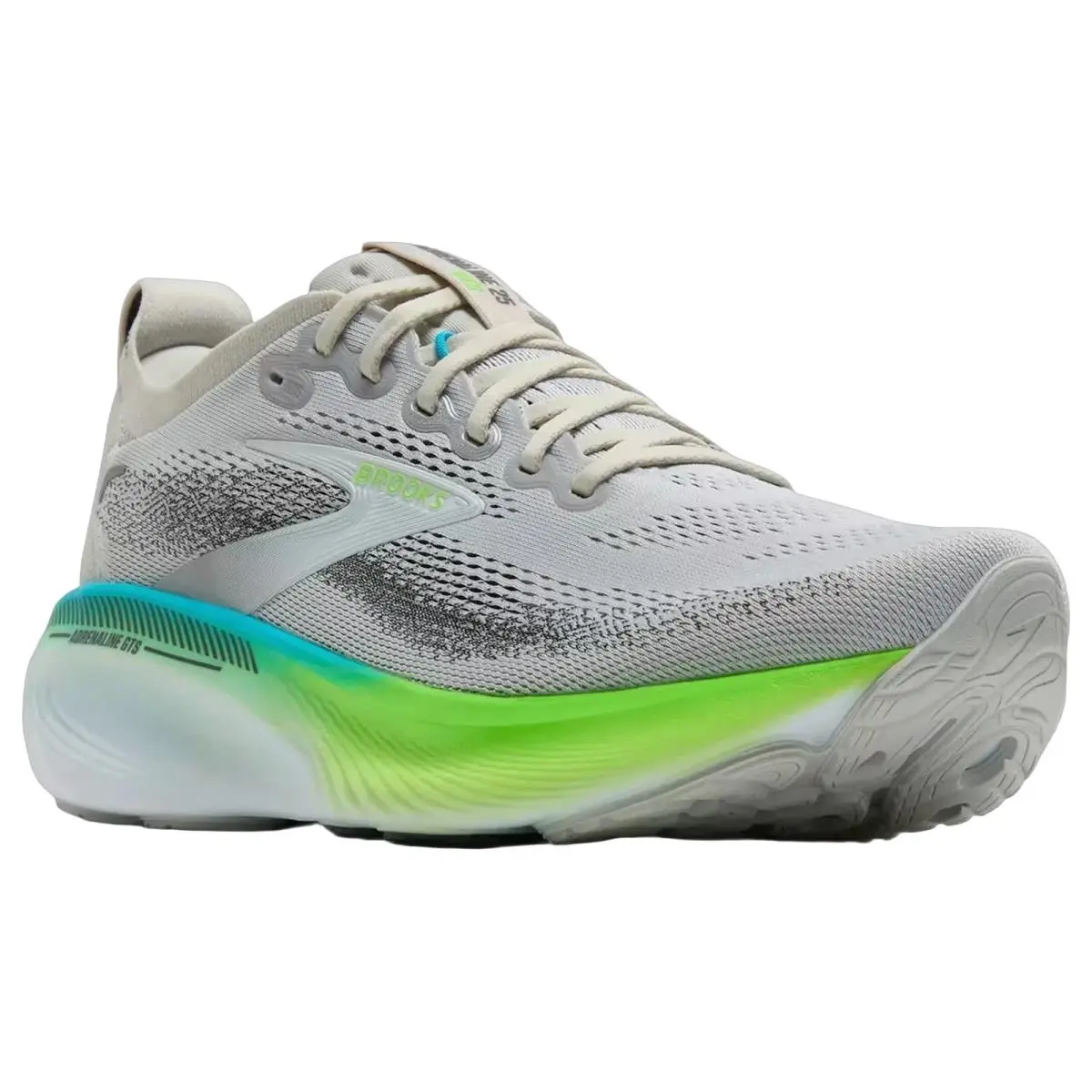 Brooks shoes - Brooks Adrenaline Gts 25 - Adrenaline Gts - 1104541D033 - Oyster/Green Gecko 0