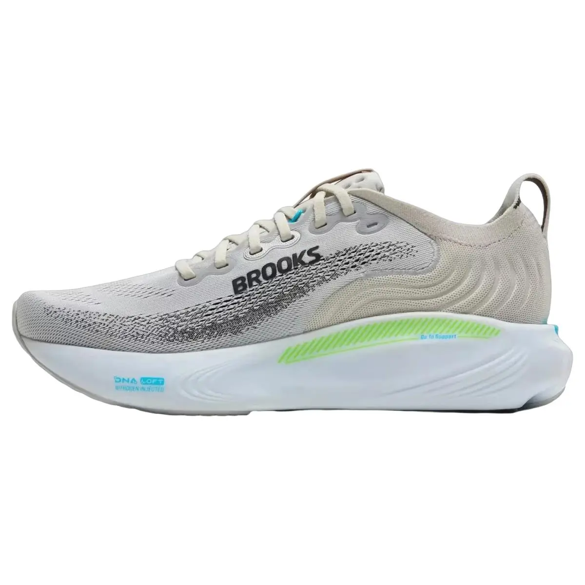 Brooks shoes - Brooks Adrenaline Gts 25 - Adrenaline Gts - 1104541D033 - Oyster/Green Gecko 1