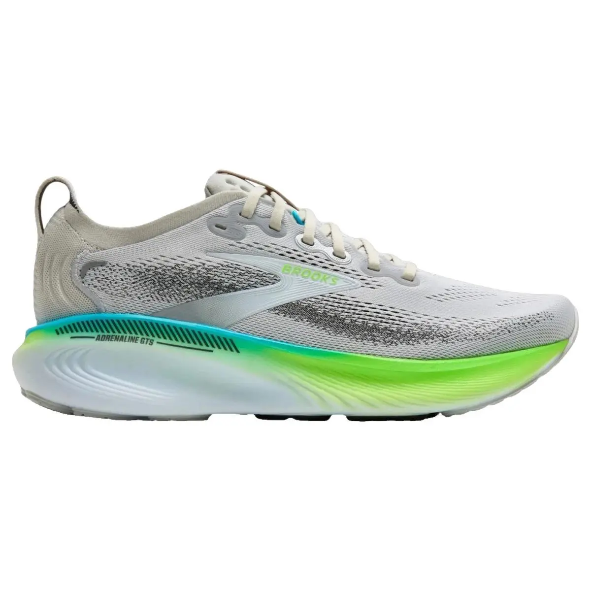 Brooks shoes - Brooks Adrenaline Gts 25 - Adrenaline Gts - 1104541D033 - Oyster/Green Gecko 7