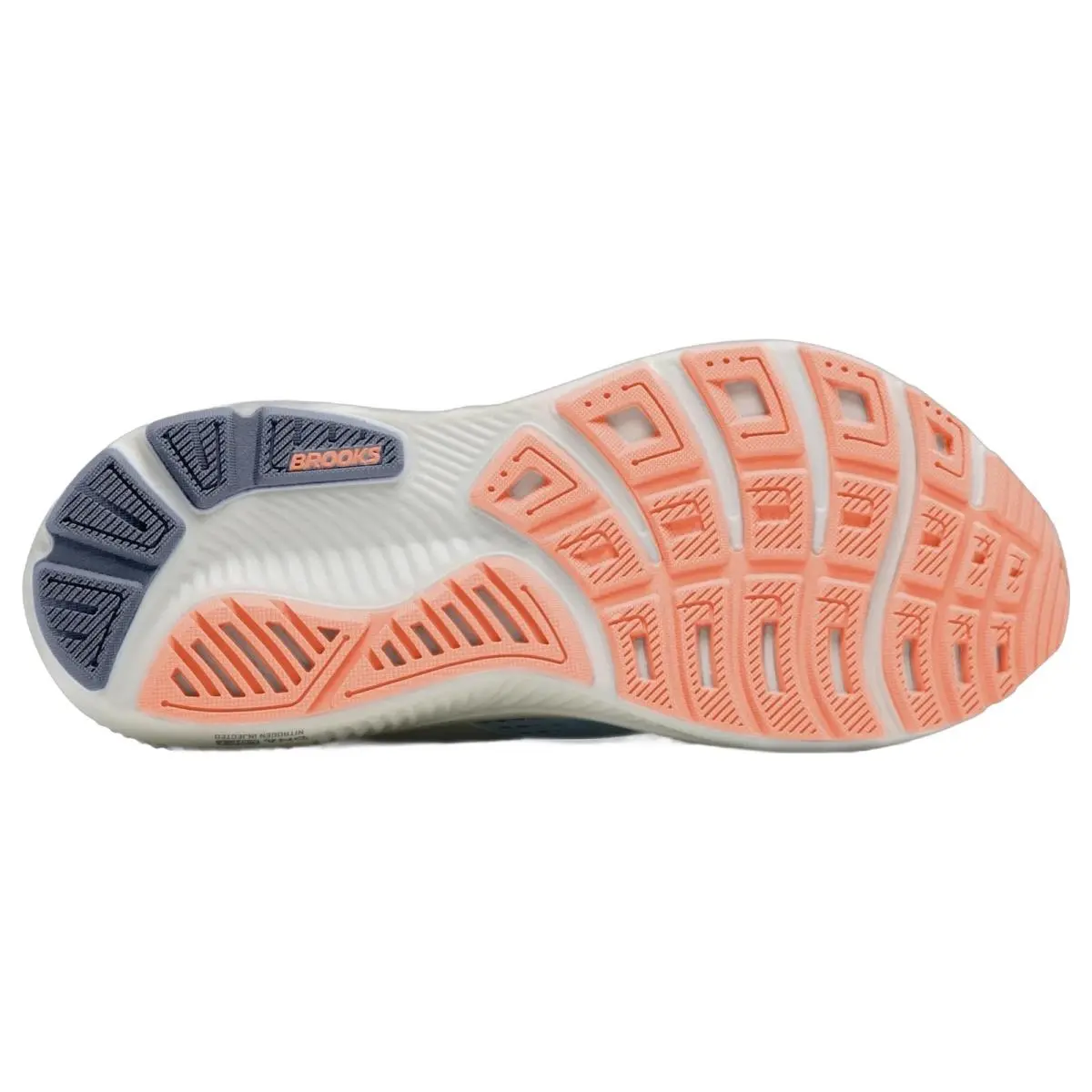 Brooks shoes - Brooks Ghost 18 - Ghost - 1204821B161 - Star White/Cyber Peach/Grey 3