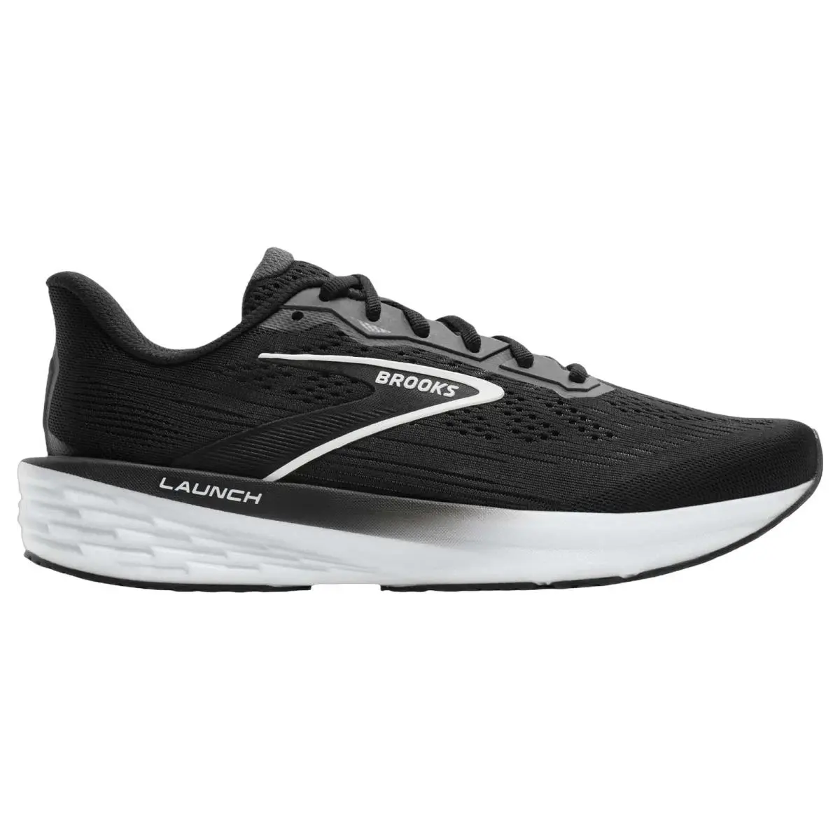 Brooks shoes - Brooks Launch 12 - Launch - 1104811D090 - Black/Grey/White 7