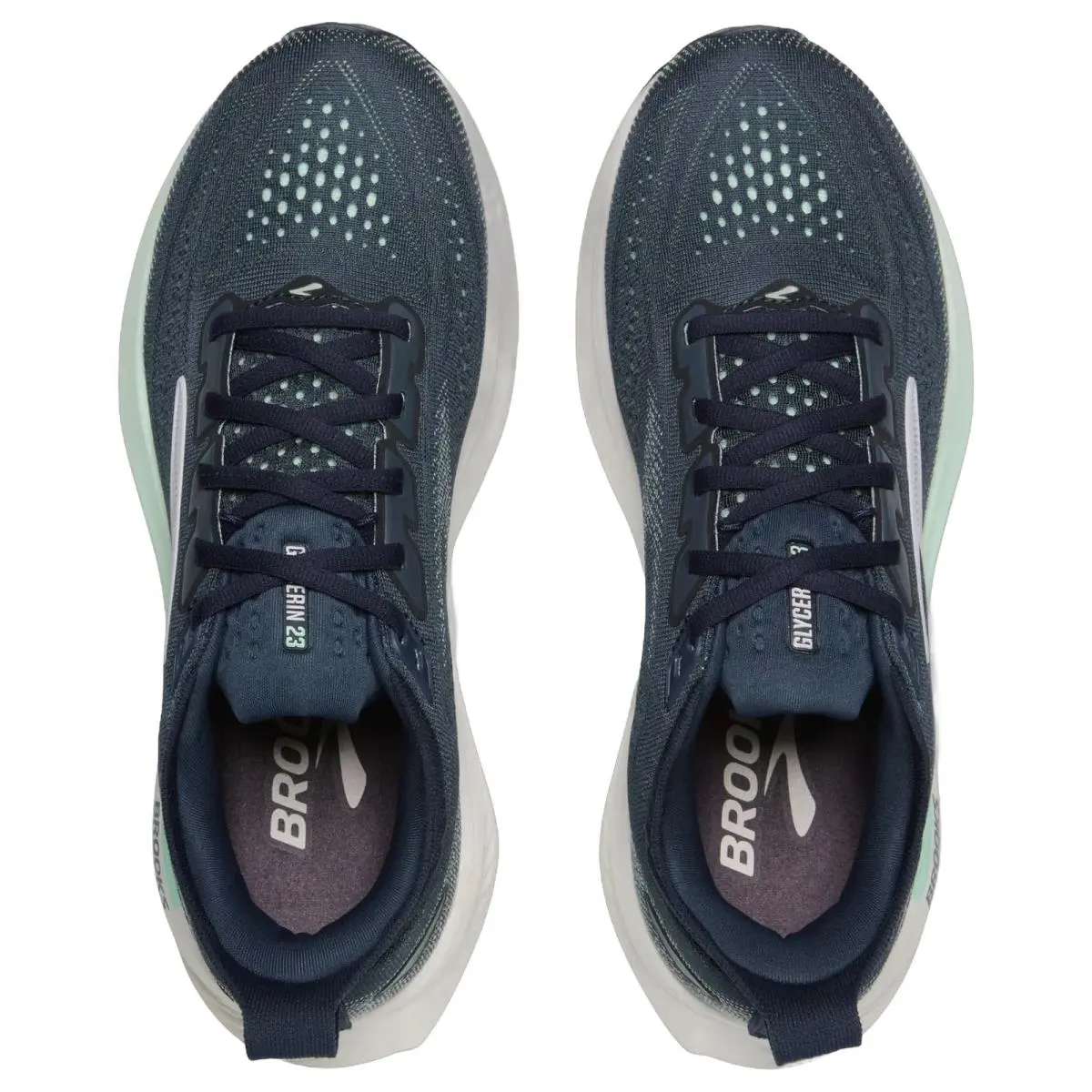Brooks shoes - Brooks Glycerin 23 Wide - Glycerin Wide - 1204651B453 - Spellbound/Yucca/Pink 0