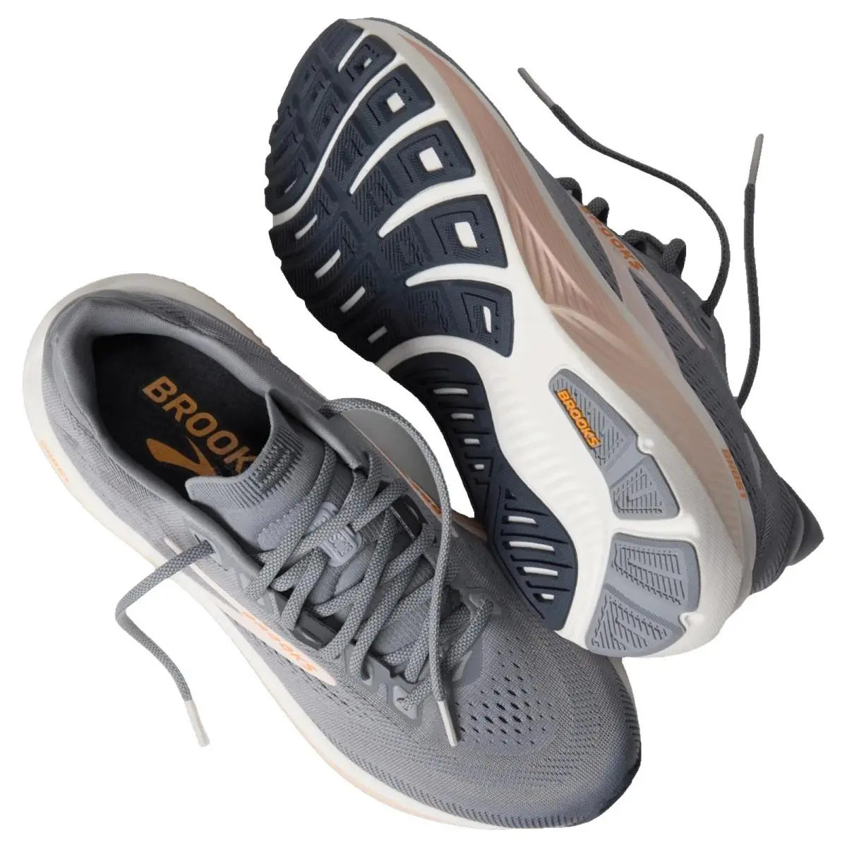 Brooks shoes - Brooks Ghost 18 - Ghost - 1204821B047 - Grey/Morganite/Coconut 6
