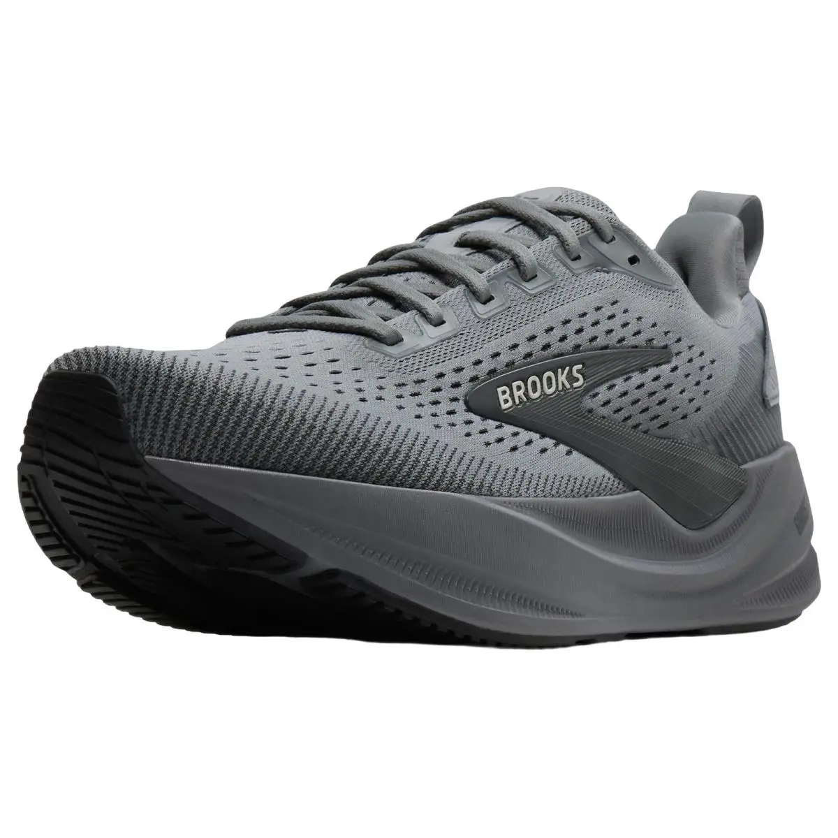 Brooks shoes - Brooks Ghost Max 4 Wide - 1104961D015 - Grey/Ebony 4