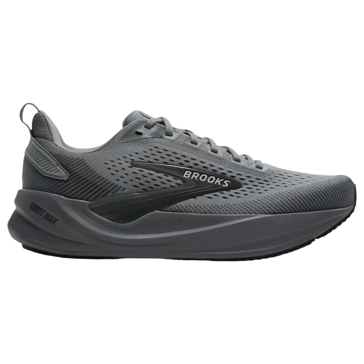 Brooks shoes - Brooks Ghost Max 4 Wide - 1104961D015 - Grey/Ebony 8