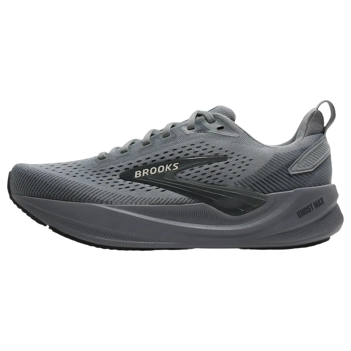 Brooks shoes - Brooks Ghost Max 4 Wide - 1104961D015 - Grey/Ebony 15