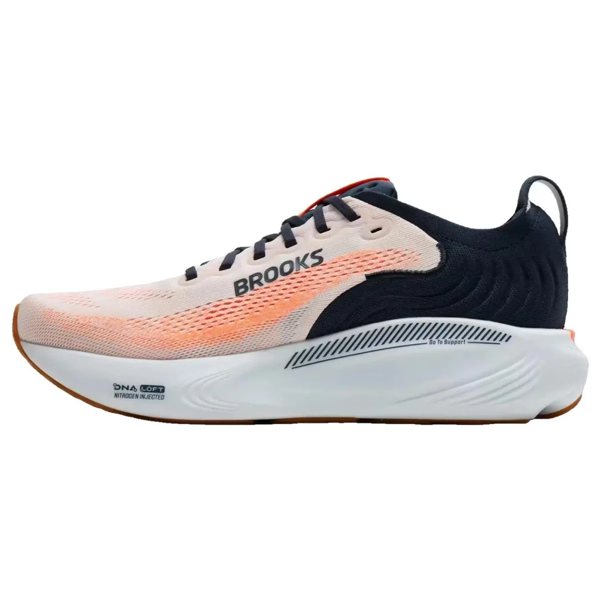 Brooks shoes - Brooks Adrenaline Gts 25 - Adrenaline Gts - 1104541D123 - White/Spellbound/Orange 9