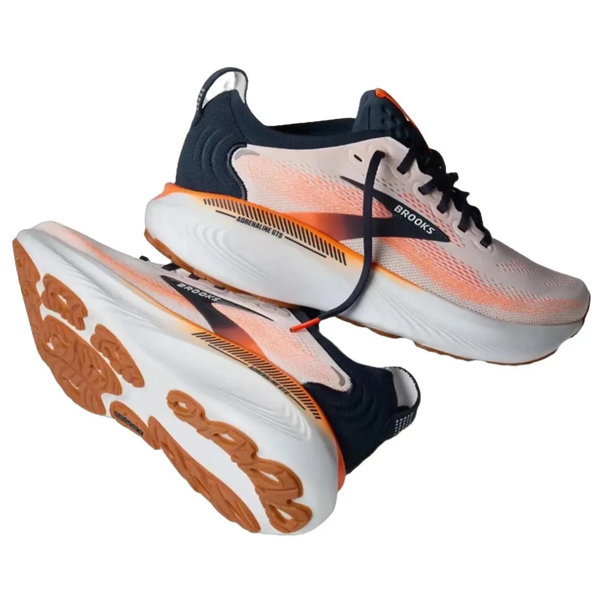 Brooks shoes - Brooks Adrenaline Gts 25 - Adrenaline Gts - 1104541D123 - White/Spellbound/Orange 13