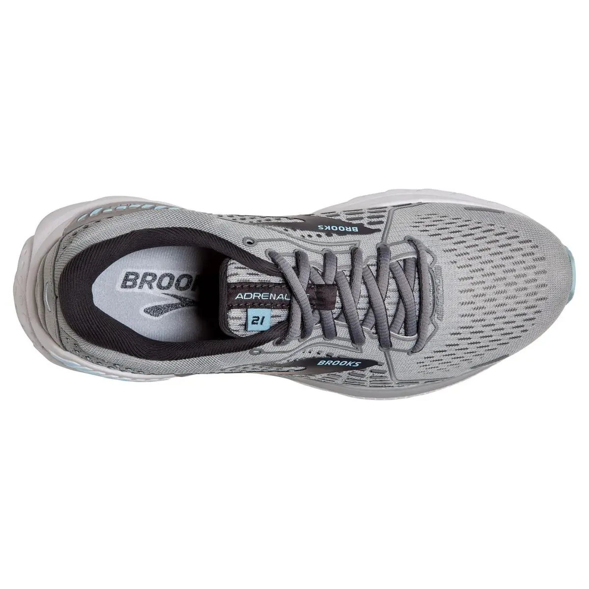 Brooks shoes - 1203292E061050 - 1203292E061050 - Oyster/Alloy/Light Blue (UPC: 190340748462) 3
