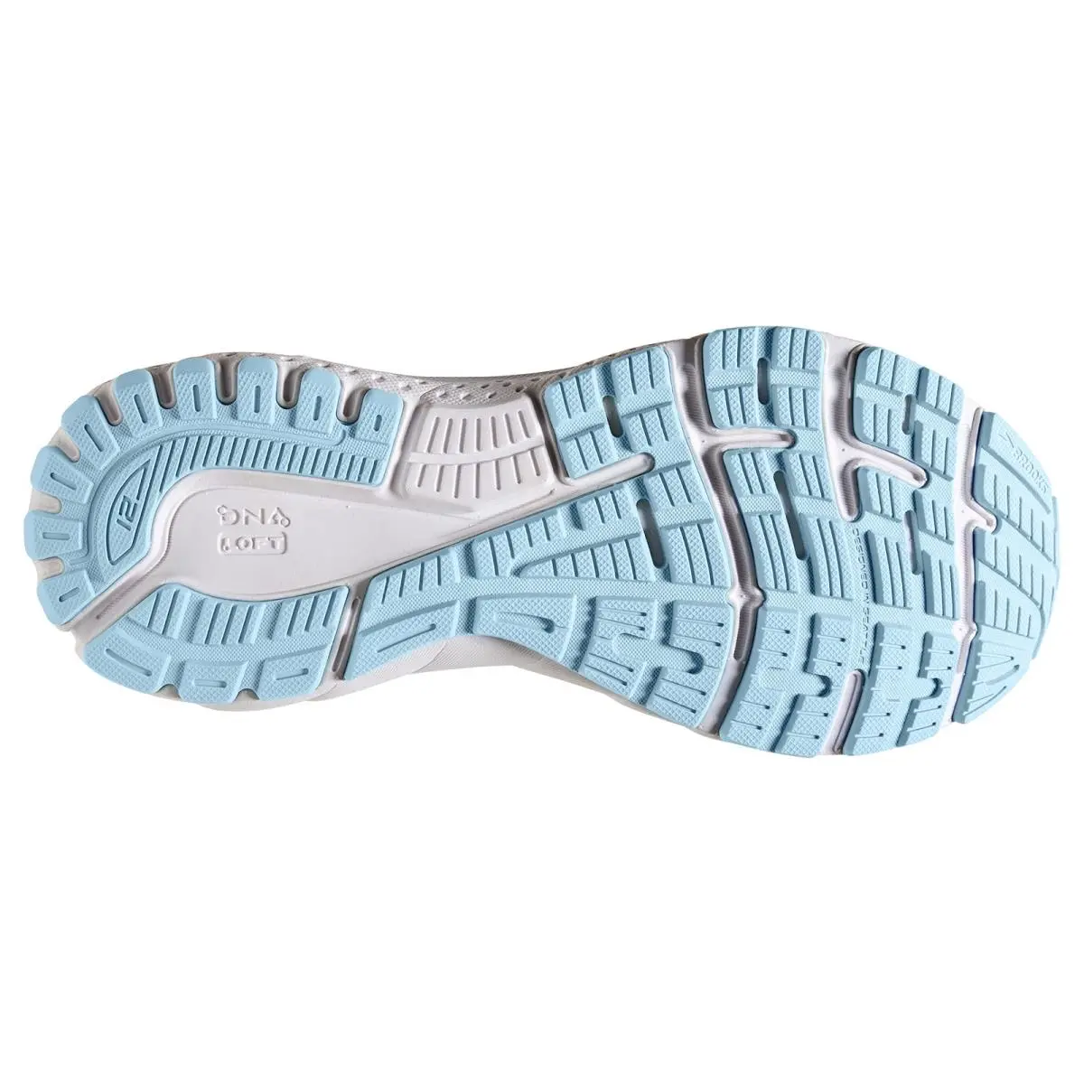 Brooks shoes - 1203292E061050 - 1203292E061050 - Oyster/Alloy/Light Blue (UPC: 190340748462) 4