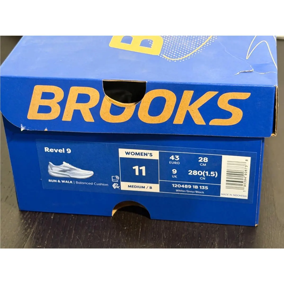 Brooks shoes - Brooks Revel - Revel - White, Grey 15