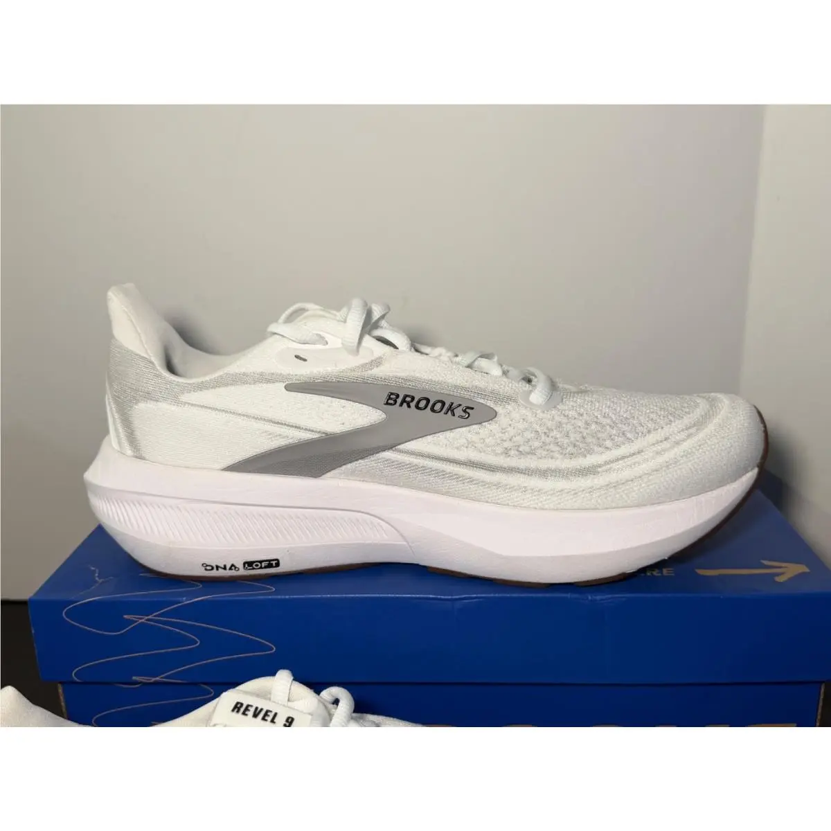 Brooks shoes - Brooks Revel - Revel - White, Grey 1