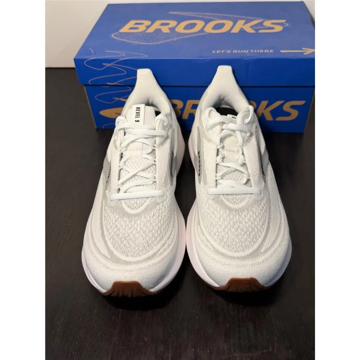Brooks shoes - Brooks Revel - Revel - White, Grey 2