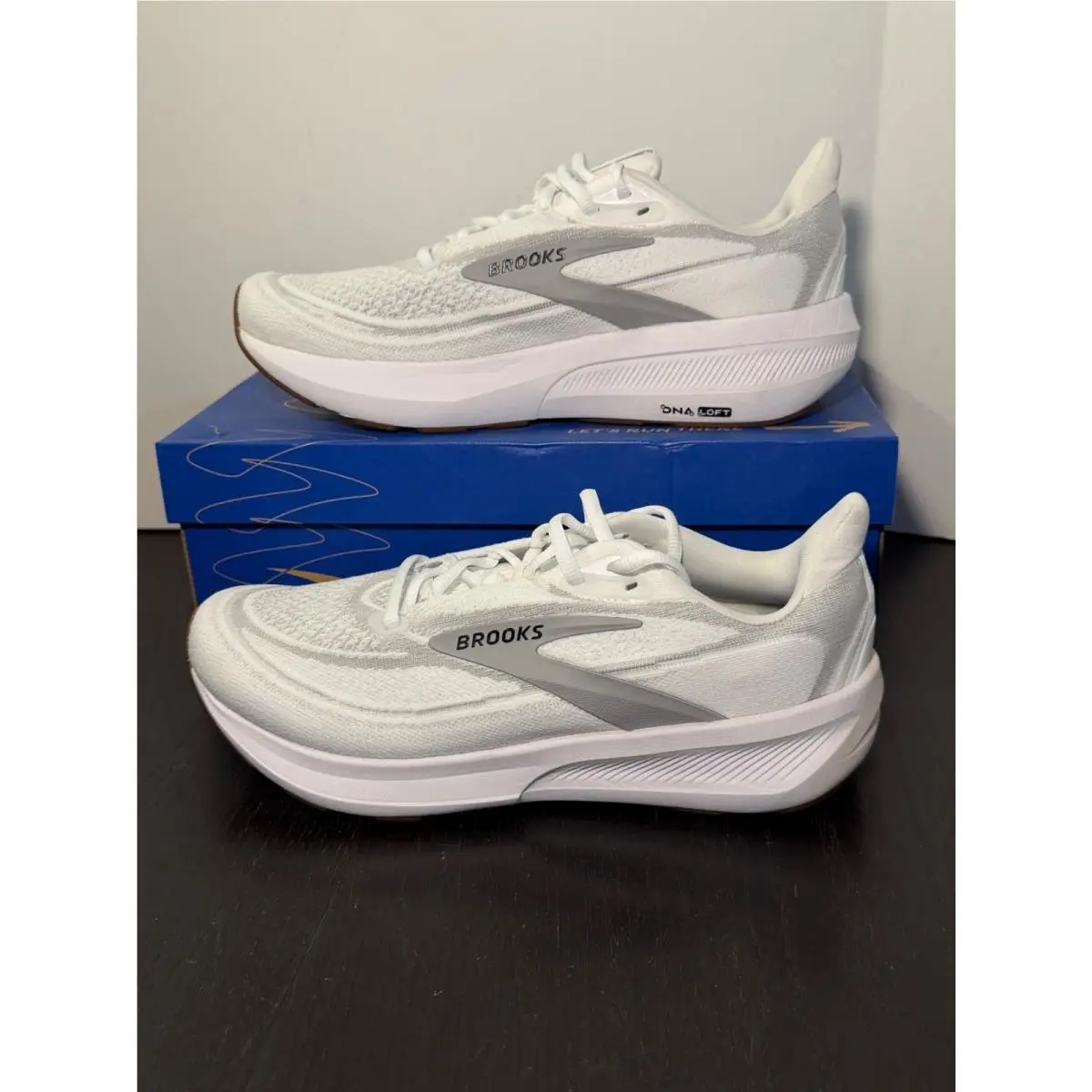 Brooks shoes - Brooks Revel - Revel - White, Grey 4
