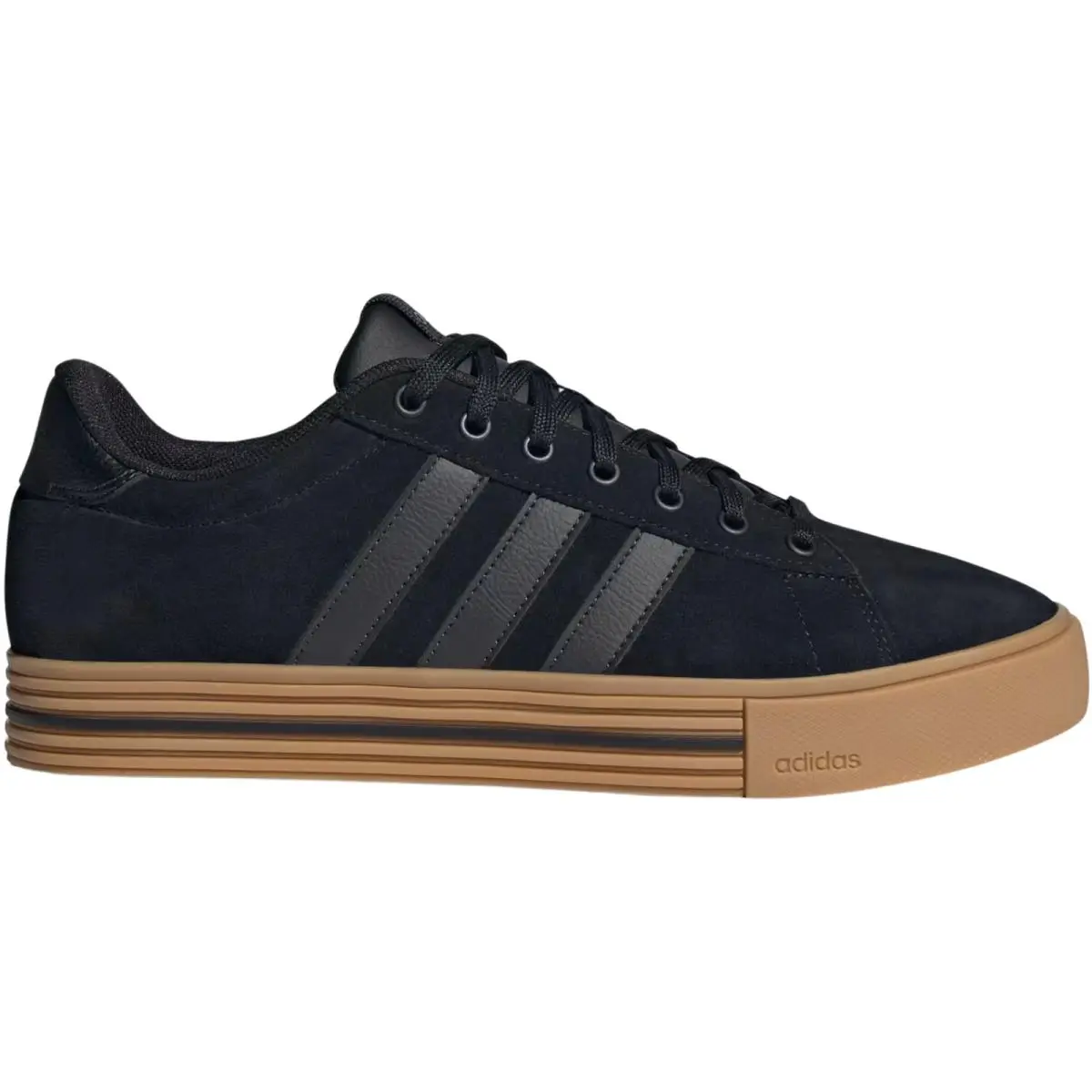 Daily 4.0 Men Sneaker Shoe US Size 7-14 Color Casual Core Black/Carbon/Gum by Adidas