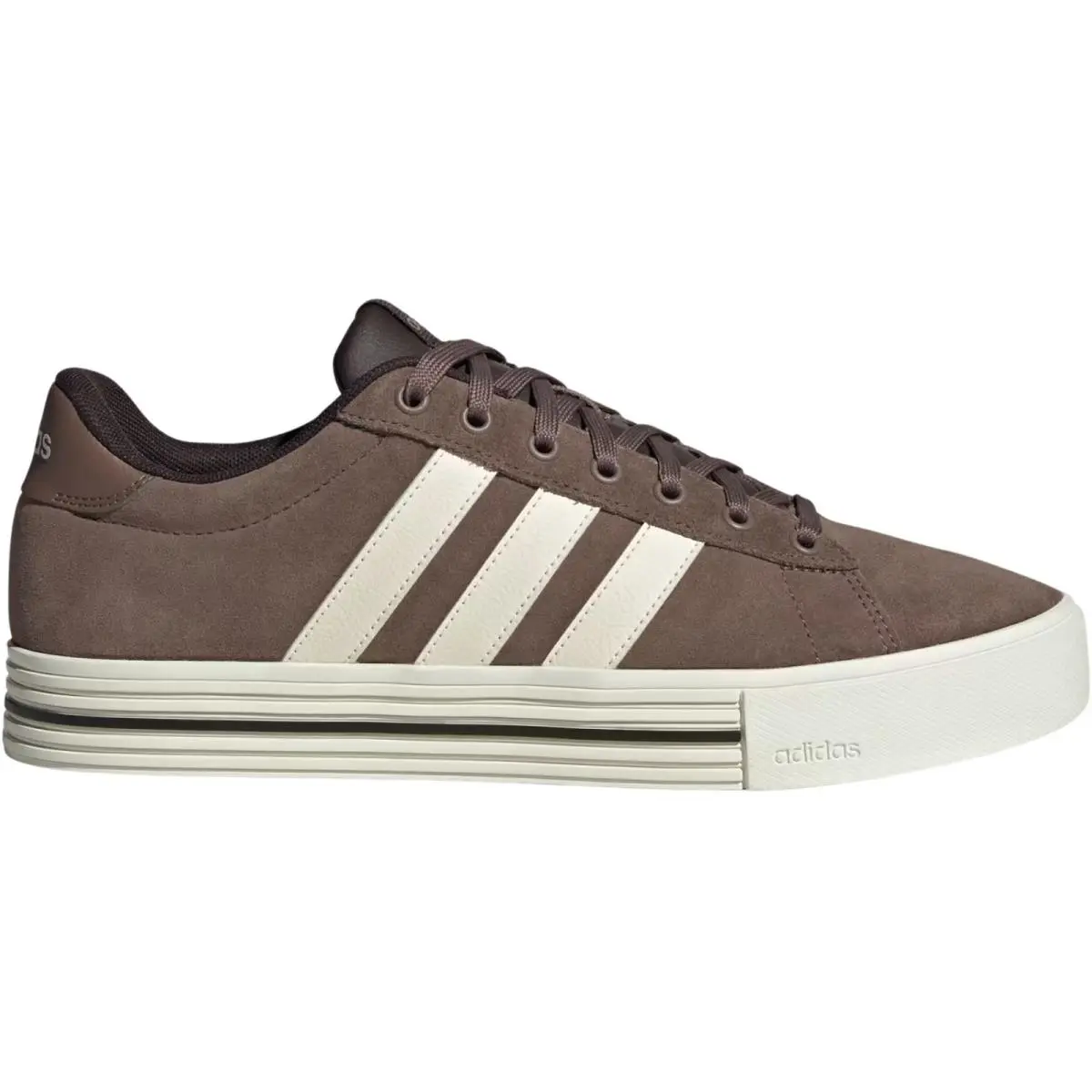 Daily 4.0 Men Sneaker Shoe US Size 7-14 Color Casual Earth Strata/Off White/Aurora Coffee by Adidas