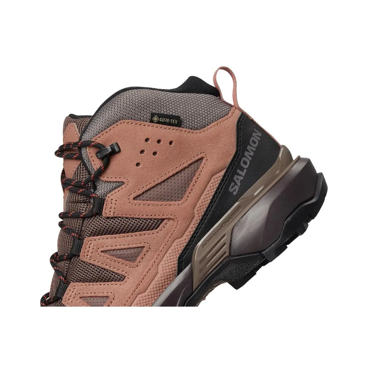Salomon shoes - Peppercorn/Cognac/Hot Coral 4