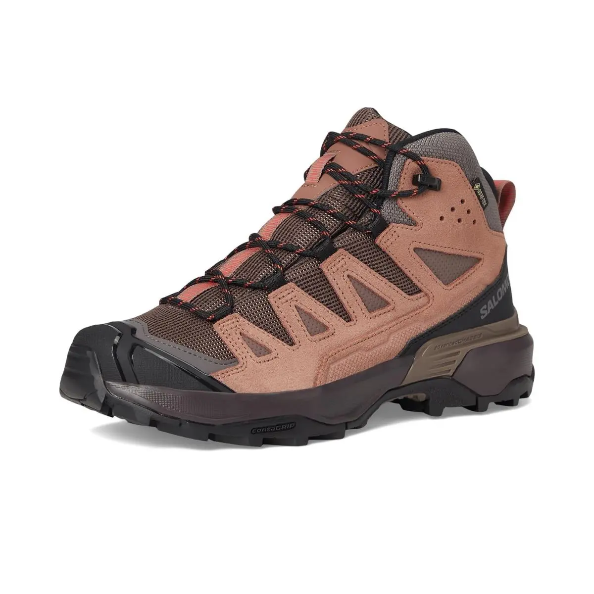 Salomon shoes - Peppercorn/Cognac/Hot Coral 5