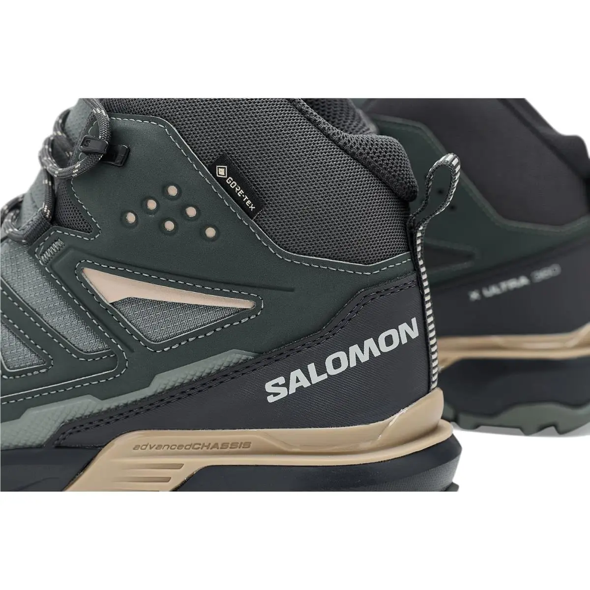 Salomon shoes - Peppercorn/Cognac/Hot Coral 18