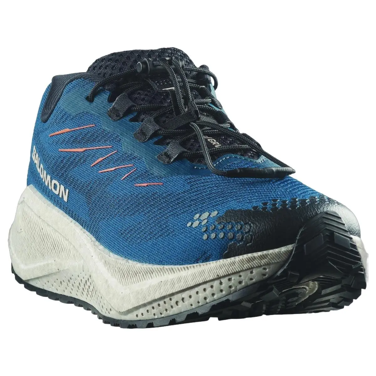 Salomon shoes - Aero Blaze 4 Grvl - Aero Blaze Grvl - L45400300 - Gibraltar/Silver 8
