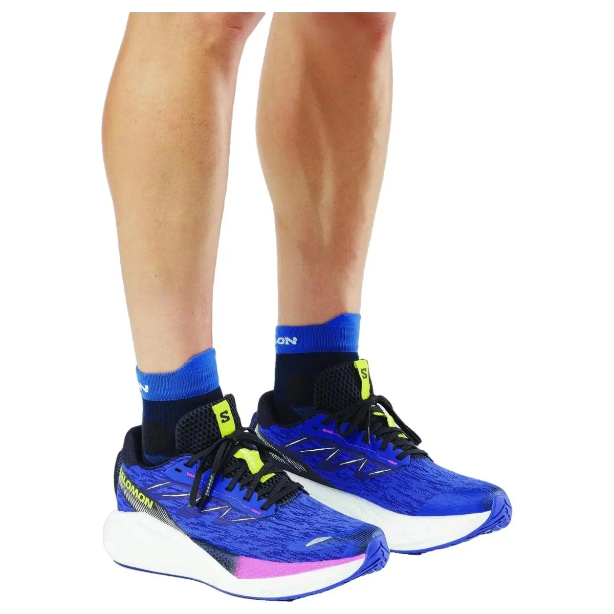 Salomon shoes - Aero Glide 4 - Aero Glide - L49147400 - Bluing/White/Black 13