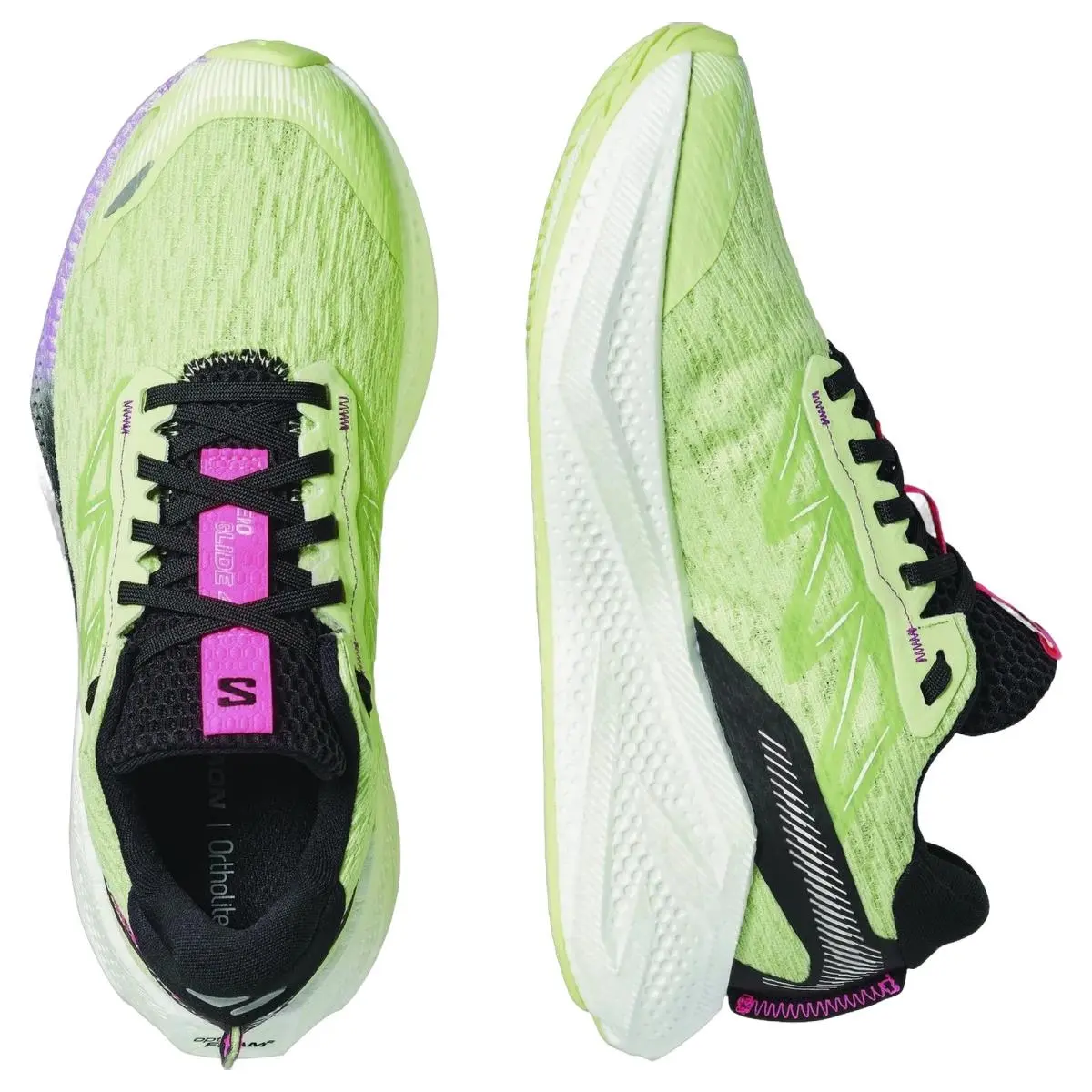 Salomon shoes - Aero Glide 4 - Aero Glide - L49151500 - Butterfly/White/Blk 10