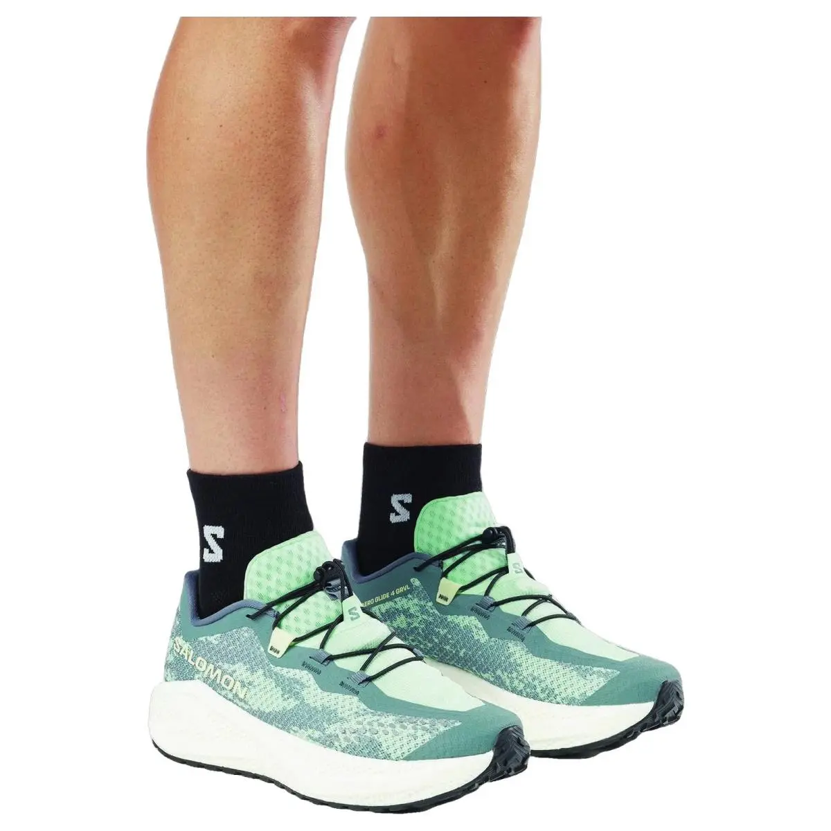 Salomon shoes - Aero Glide 4 Grvl - Aero Glide Grvl - L49174700 - Stormy Weather/Lichen/Vanilla Ice 5