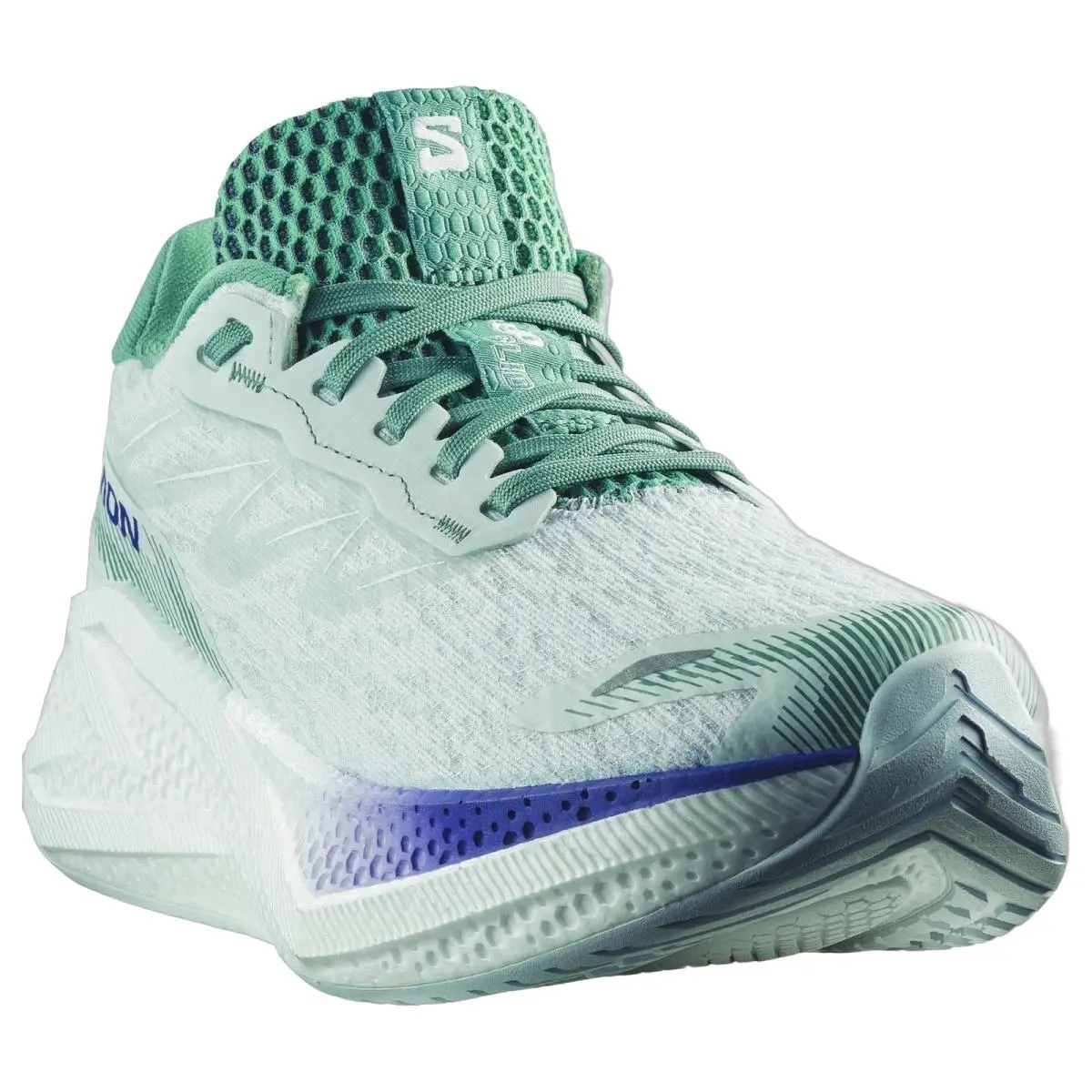 Salomon shoes - Aero Glide 4 - Aero Glide - L49226800 - Water/White/Blue 1