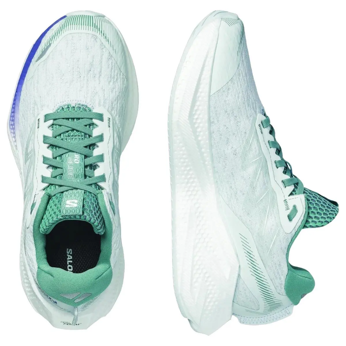 Salomon shoes - Aero Glide 4 - Aero Glide - L49226800 - Water/White/Blue 2