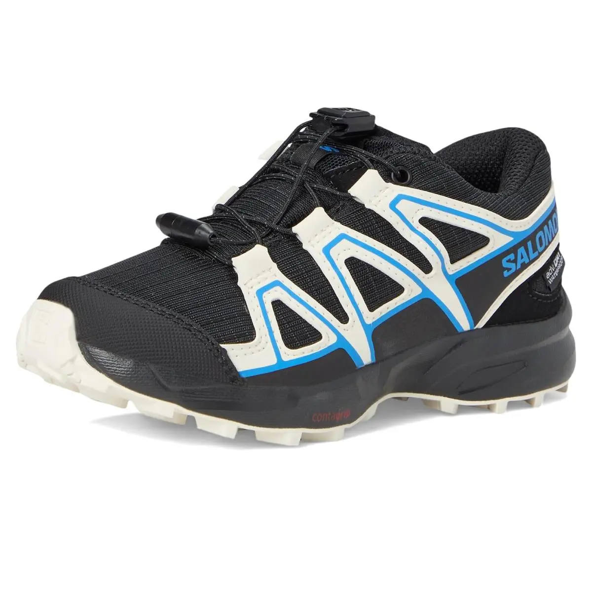 Salomon shoes - Alloy/Black/Green Gecko 19
