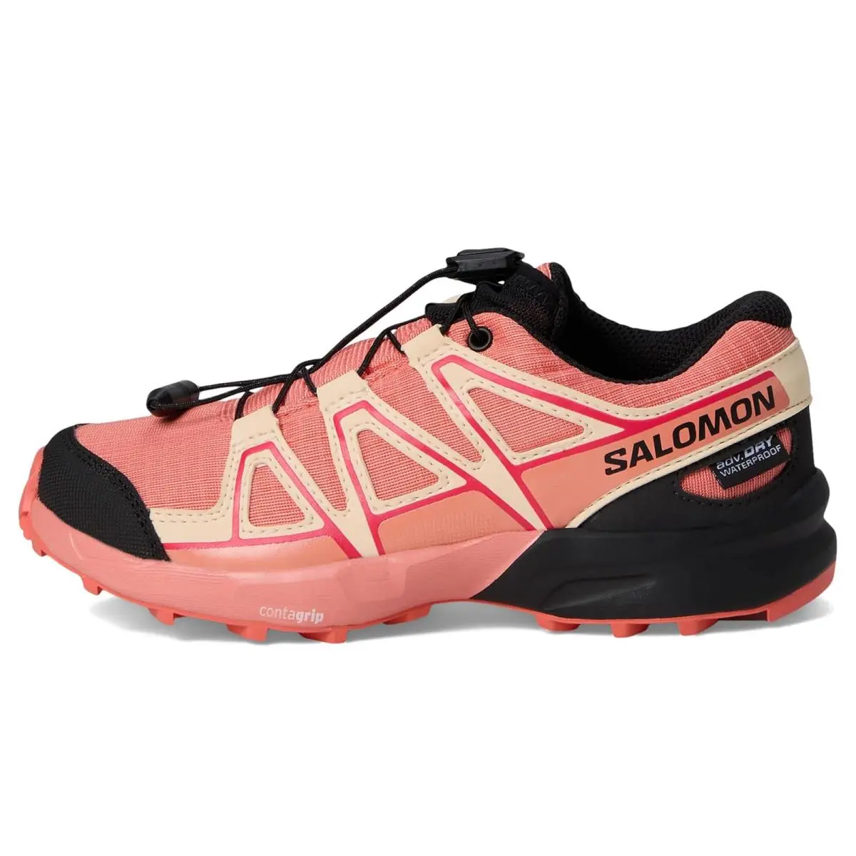Salomon shoes - Alloy/Black/Green Gecko 23