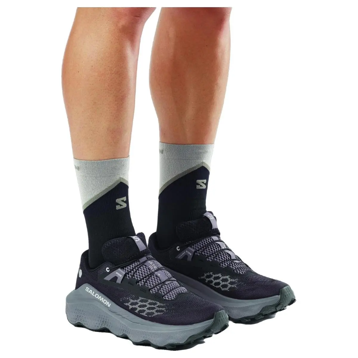 Salomon shoes - Ultra Glide 4 - Ultra Glide - L49141200 - Black/Dark Gull Gray/Silver Cloud 5