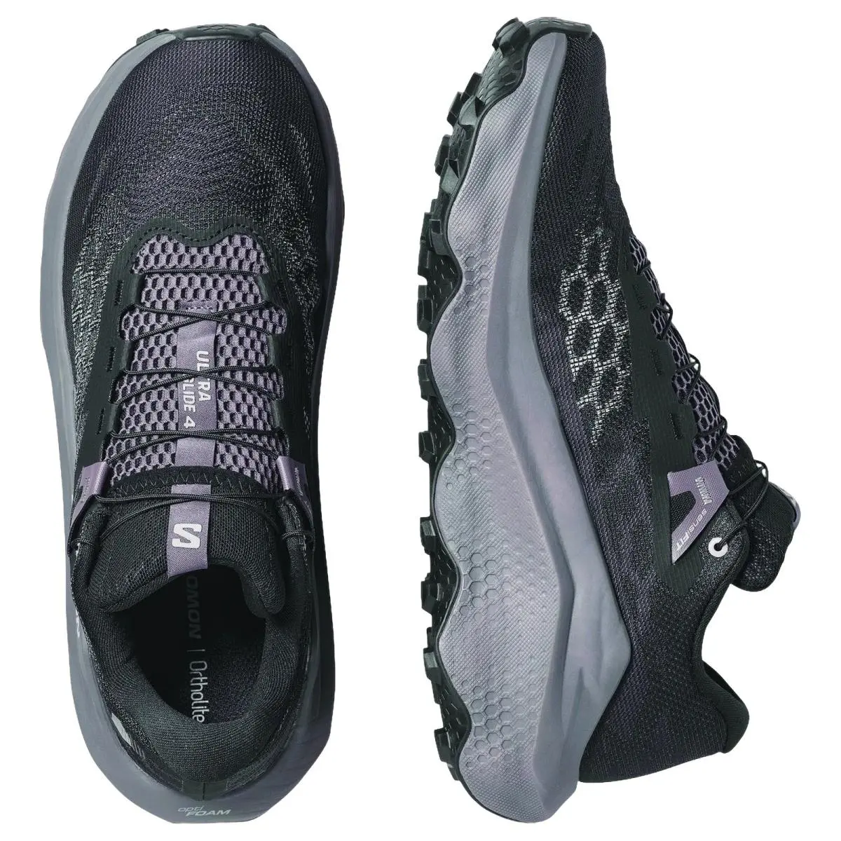Salomon shoes - Ultra Glide 4 - Ultra Glide - L49141200 - Black/Dark Gull Gray/Silver Cloud 10