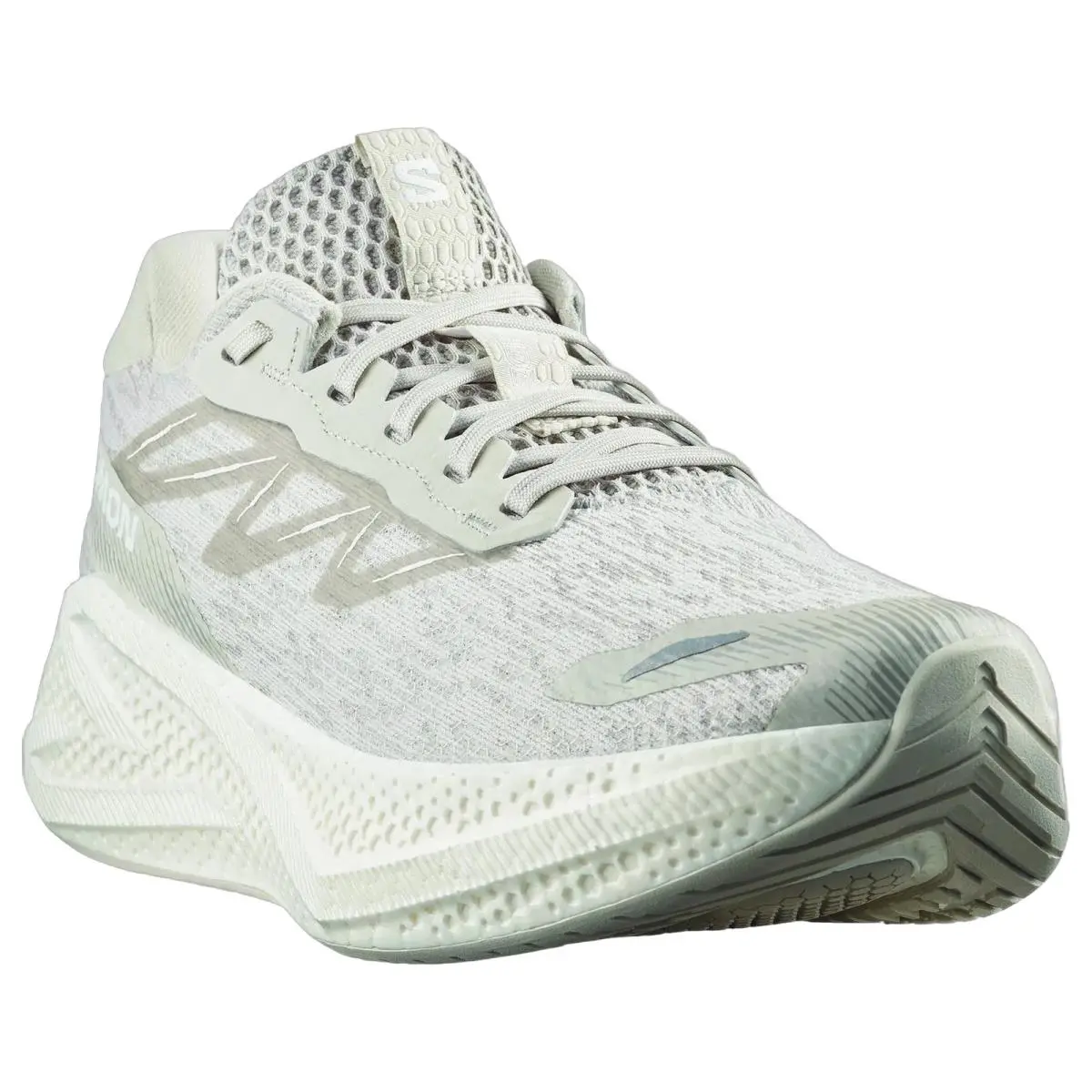 Salomon shoes - Aero Glide 4 - Aero Glide - L49147200 - Silver Cloud/White 1