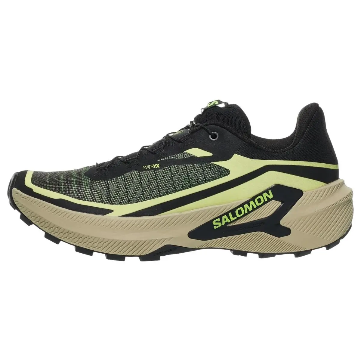 Salomon shoes - Genesis 2 - Genesis - L49300100 - Lime/Black/Bog 5