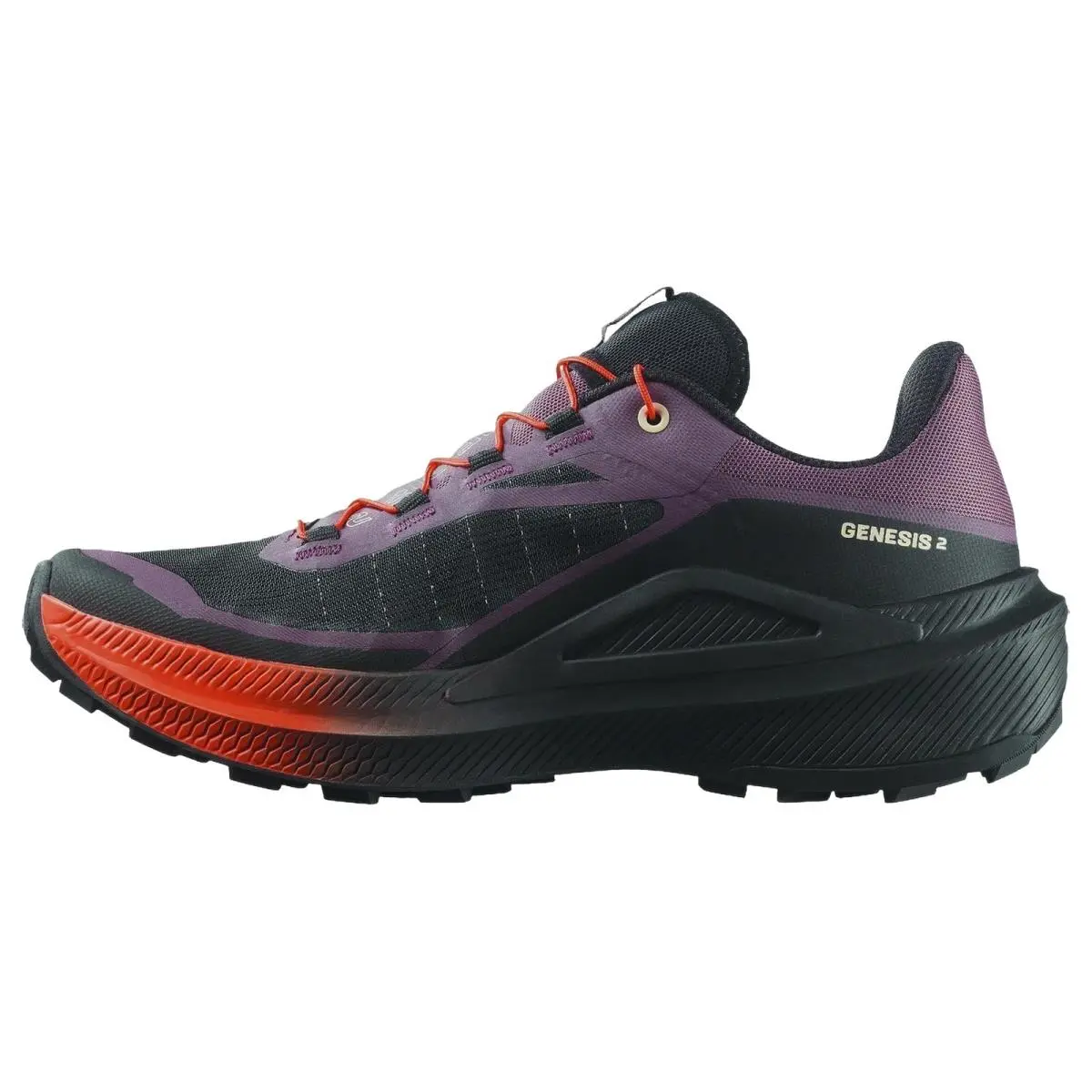Salomon shoes - Genesis 2 - Genesis - L49309200 - Huckleberry/Bk/Orange 0