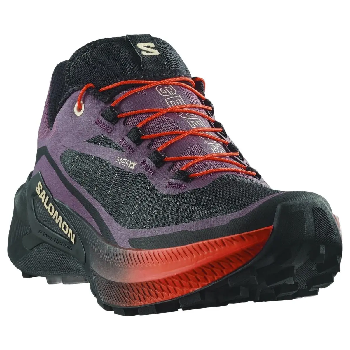 Salomon shoes - Genesis 2 - Genesis - L49309200 - Huckleberry/Bk/Orange 1