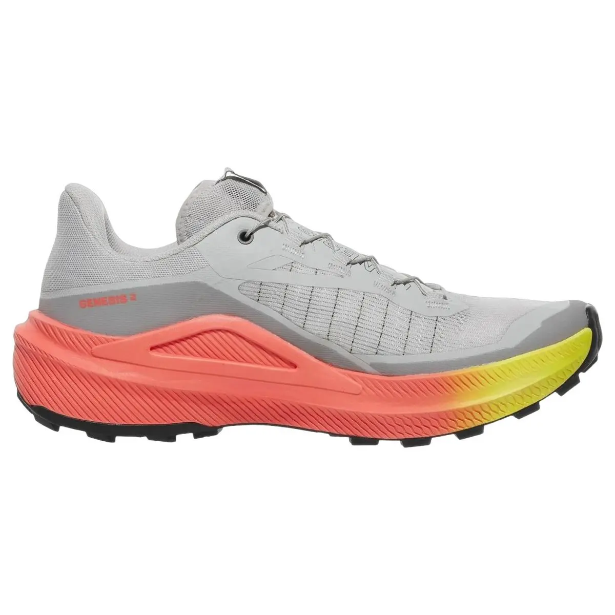 Salomon shoes - Genesis 2 - Genesis - L49300000 - Grey/Yellow/Flame 1