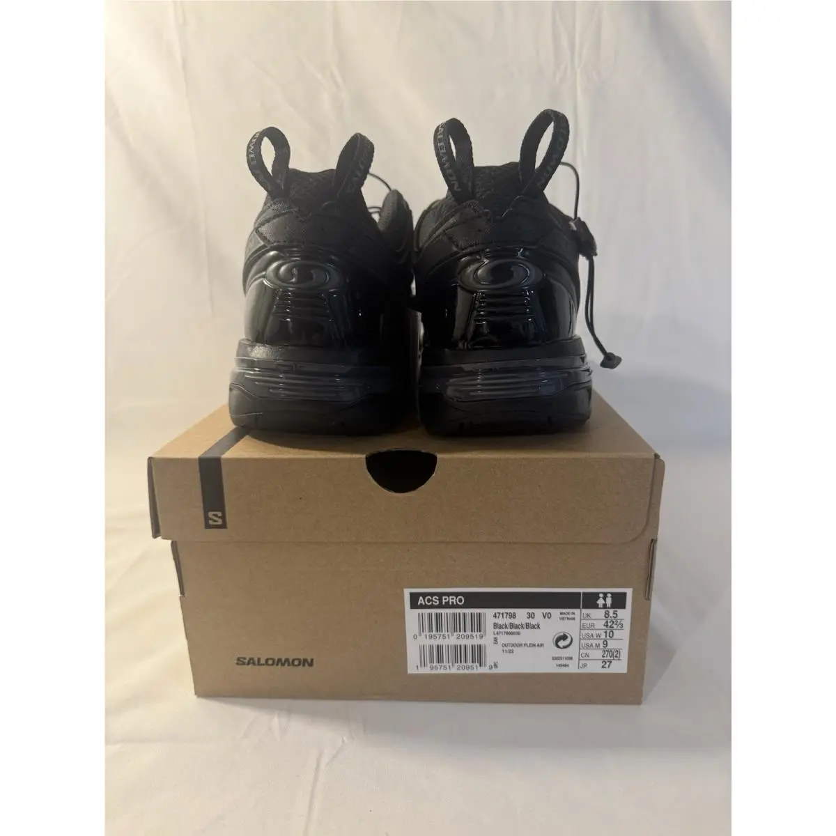 Salomon shoes - Acs Pro - Acs Pro - L4717980030 - Black 1