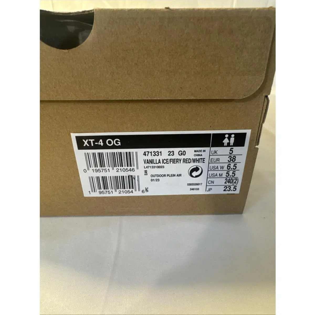 Salomon shoes - Salomon XT-4 OG - L47133100 - Ivory 4