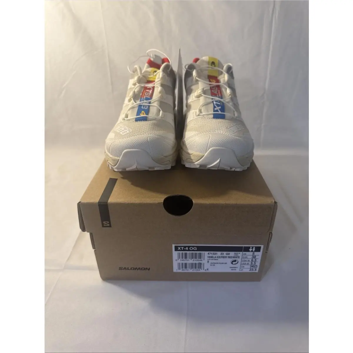 Salomon shoes - Salomon XT-4 OG - L47133100 - Ivory 0