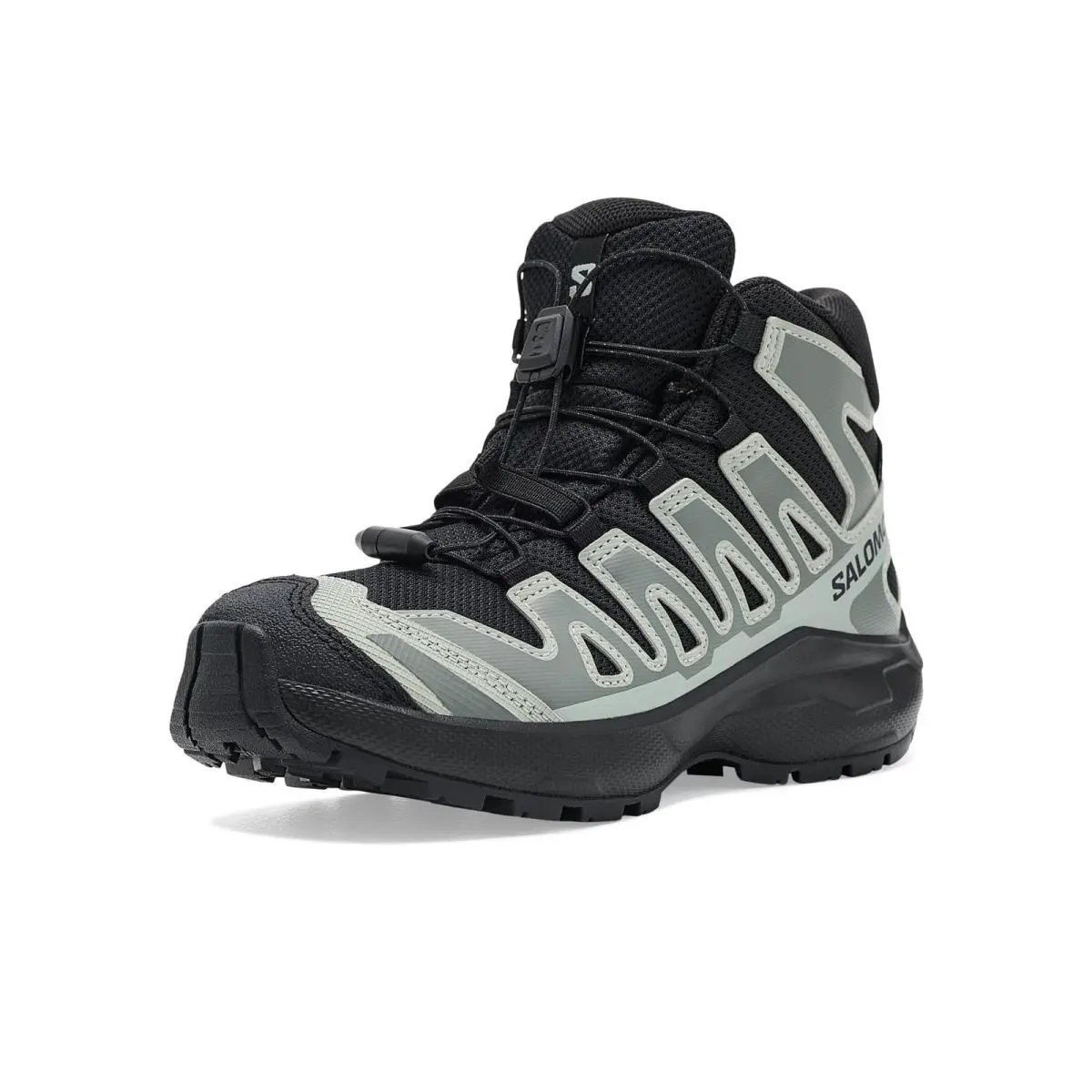 Salomon Xa Pro Mid Waterproof (little Kid/big Kid) Unisex Kids XA Pro Mid Waterproof Little Kid/big Kid Black/sedona