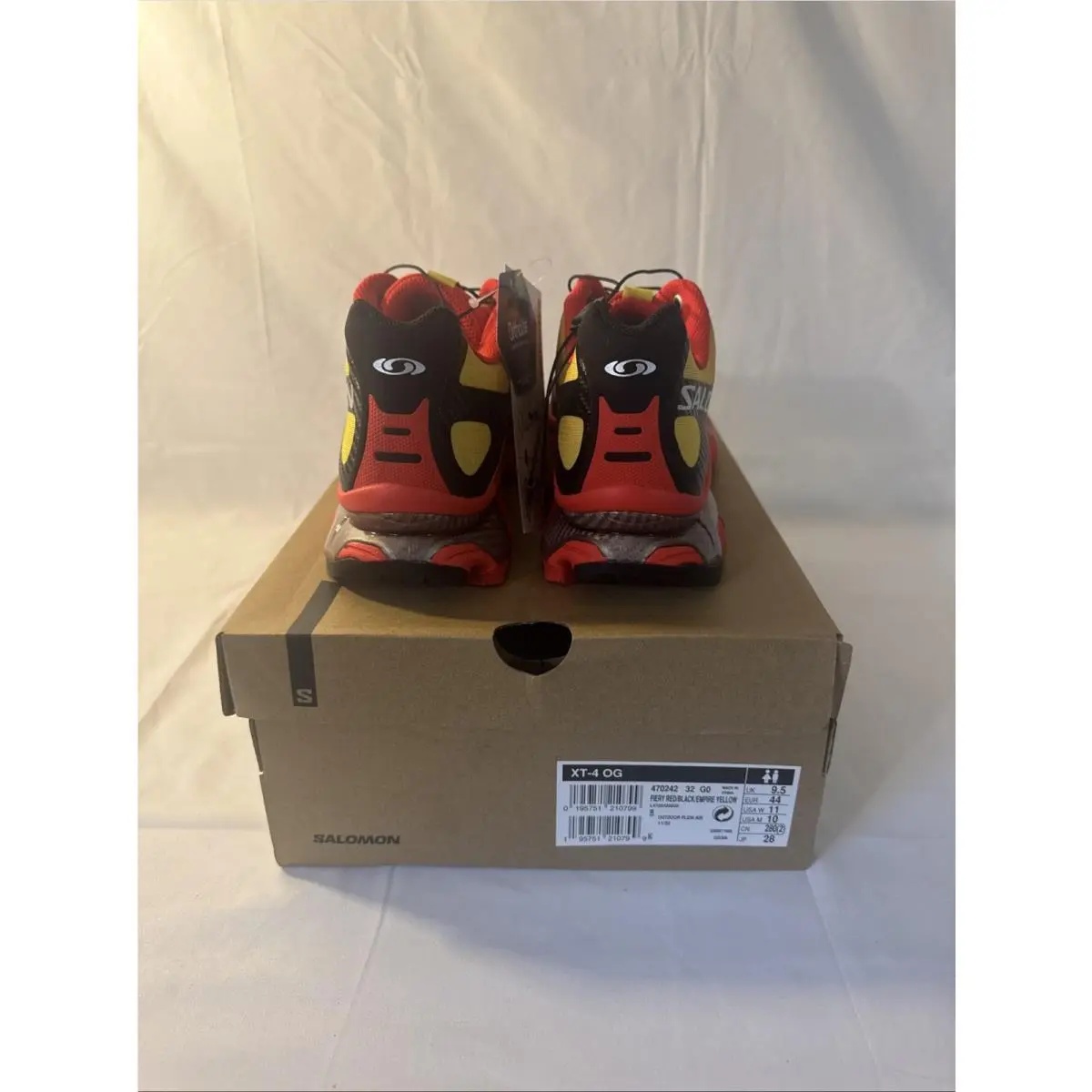 Salomon shoes - Salomon XT 4 - L47024200 - Red 3