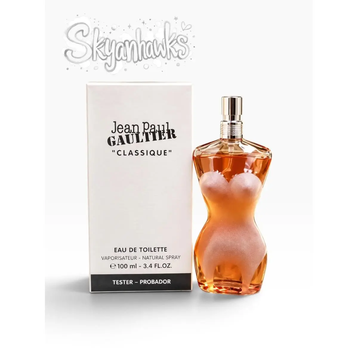 Classique 3.4oz Eau De Toilette Spray For Women Same As Pic by Jean Paul Gaultier