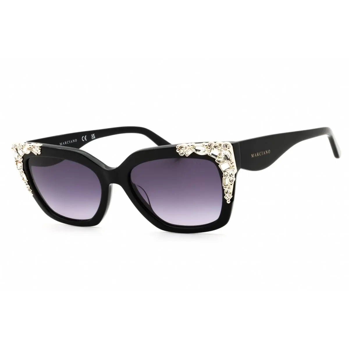 by Marciano GM00027 01B Shiny Black/smoke Gradient 55-18-140 by Guess