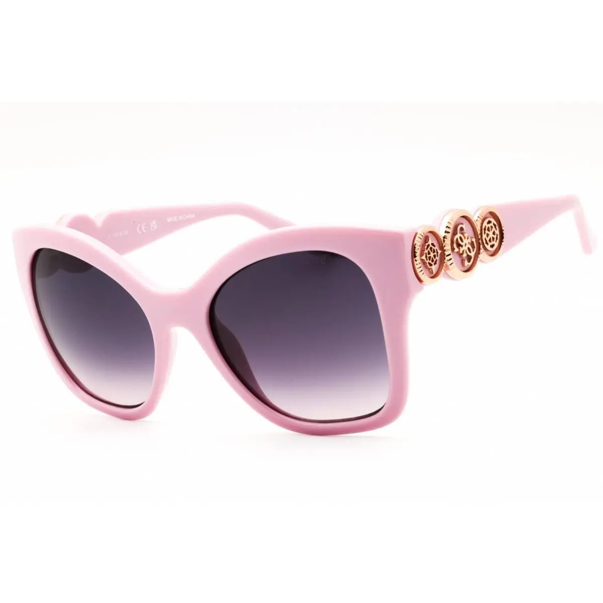 Women`s Sunglasses Shiny Lilac Injected Propionate Frame GU00197 78Z by Guess