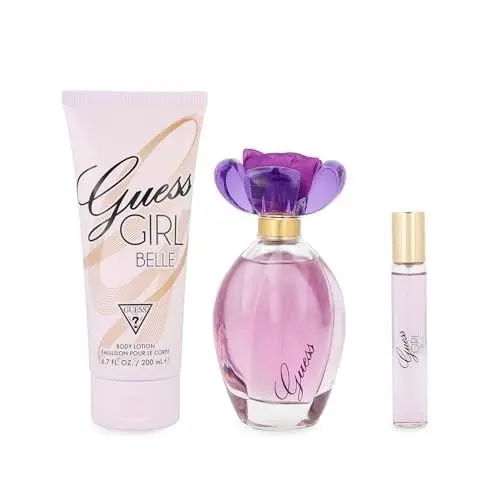 Guess Girl Belle Eau de Toilette 3 Piece Gift Set - Perfume Spray 3.4 Fl. Oz